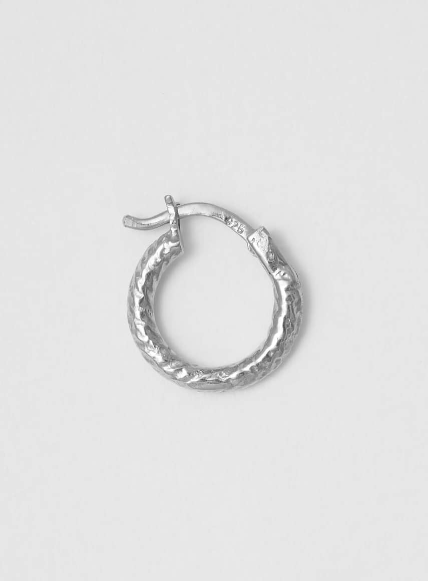silver earrings
