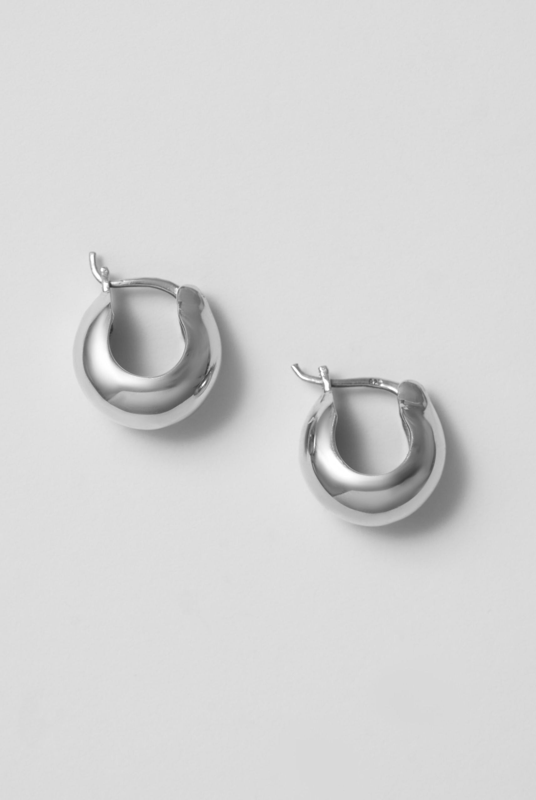 silver earrings