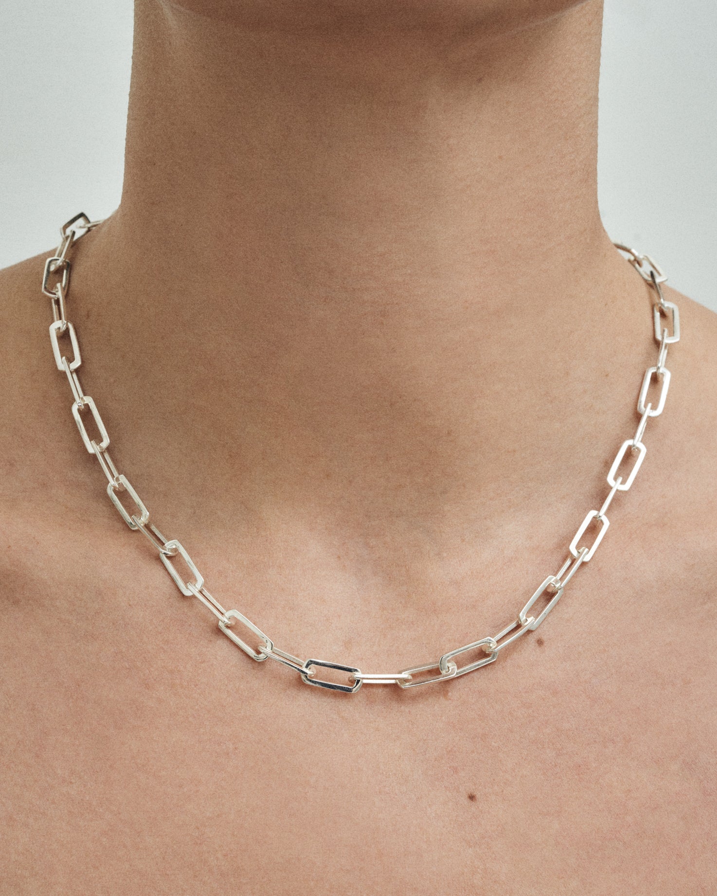 silver necklace