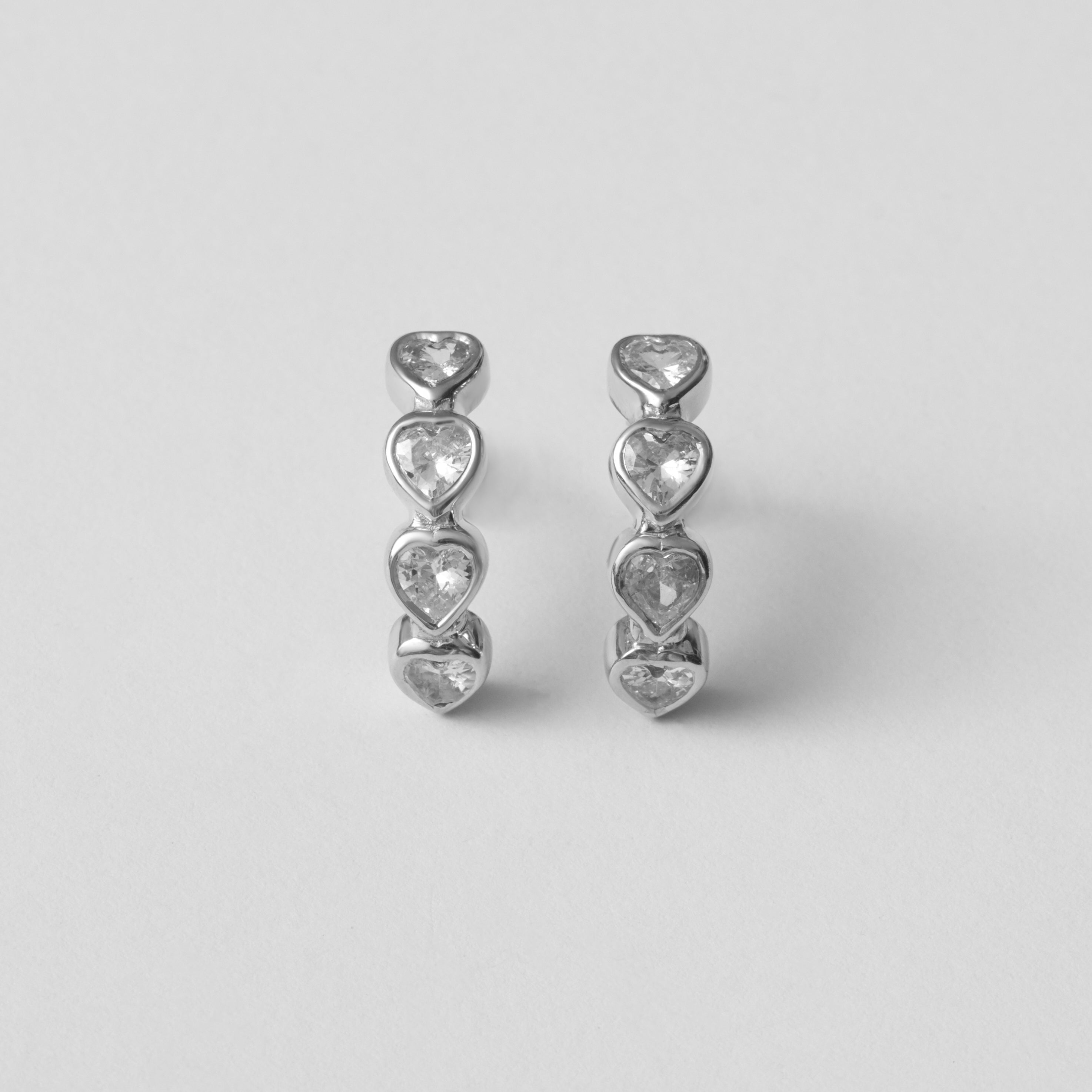silver earrings