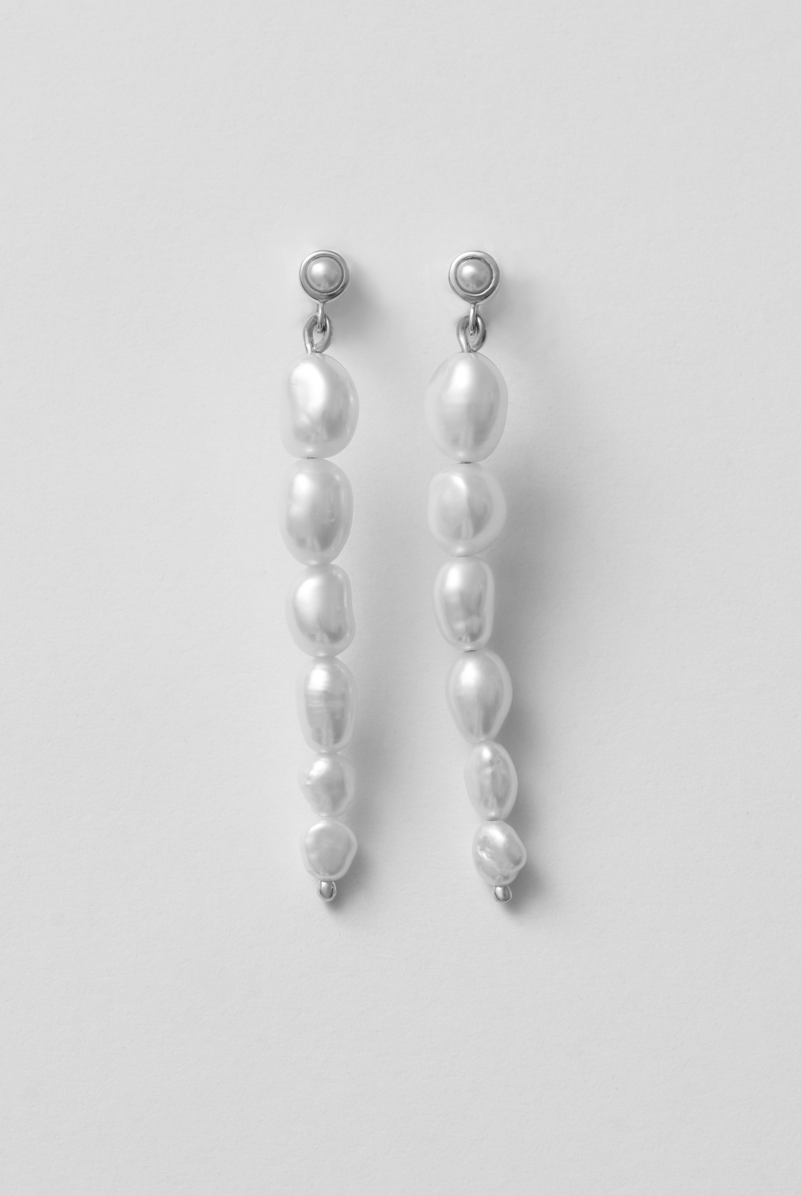 silver earrings