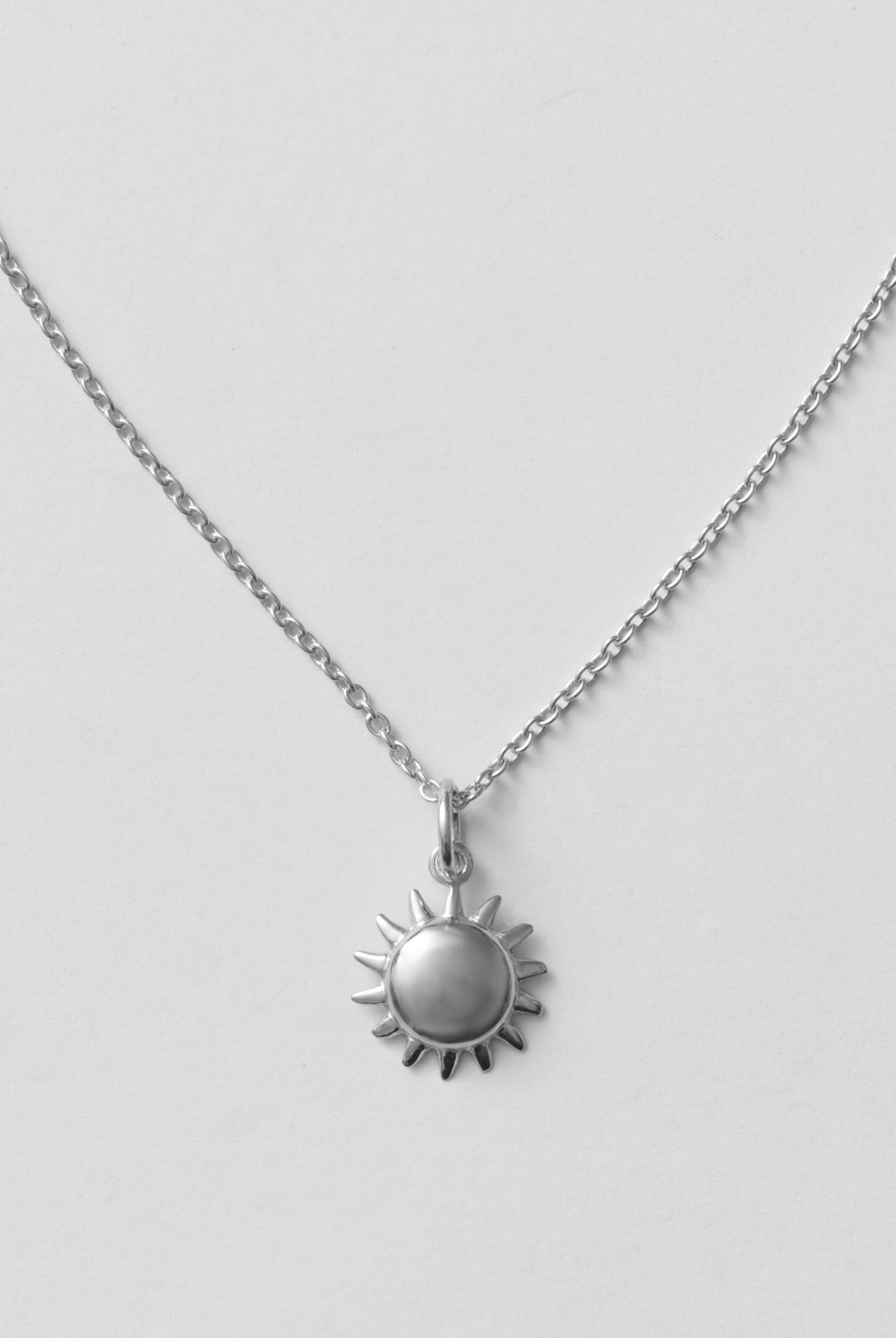 silver necklace