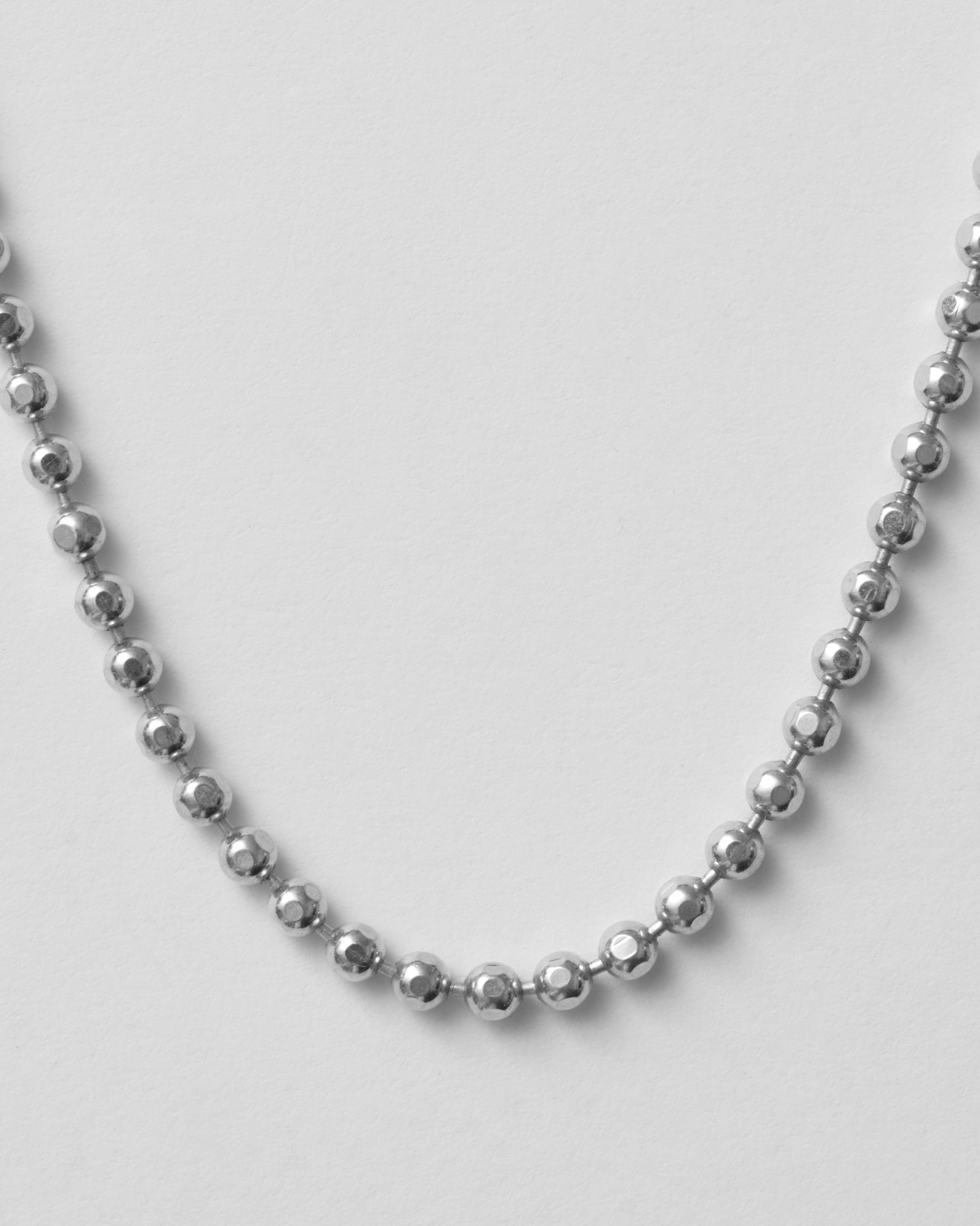 silver necklace