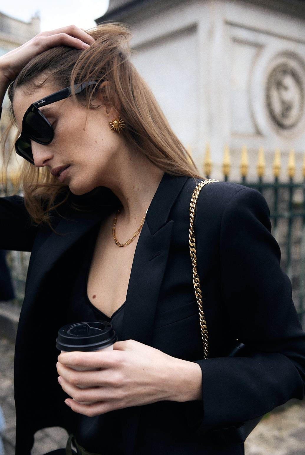 gold necklace