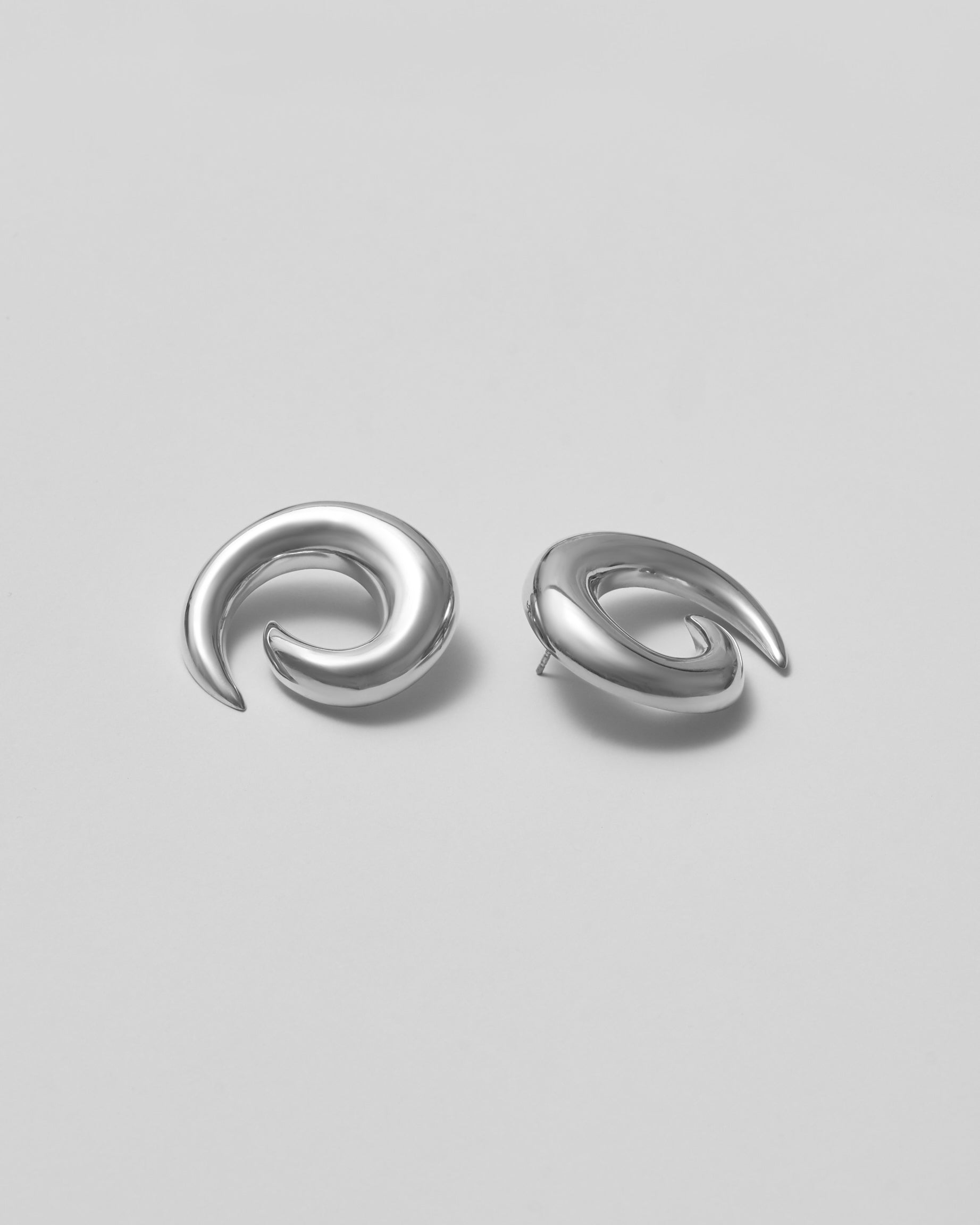 silver earrings