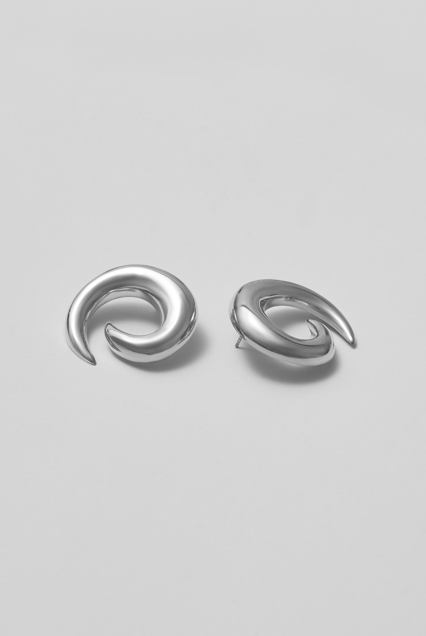 silver earrings