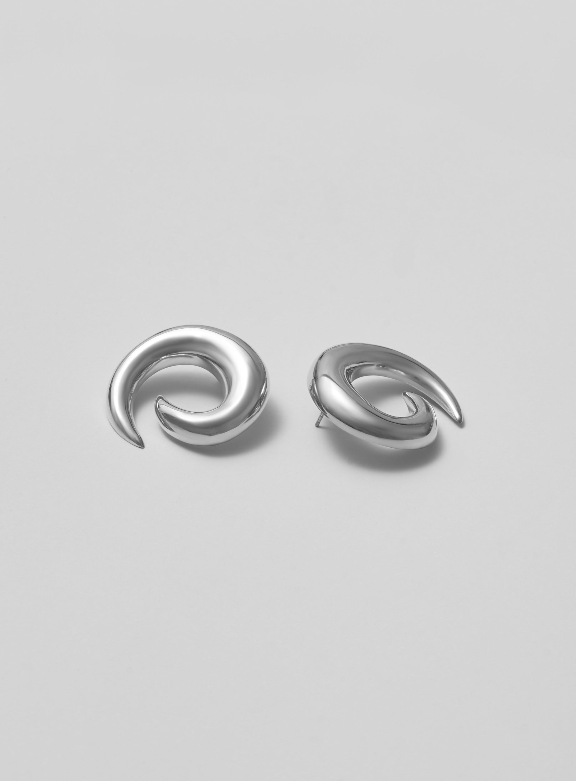 silver earrings