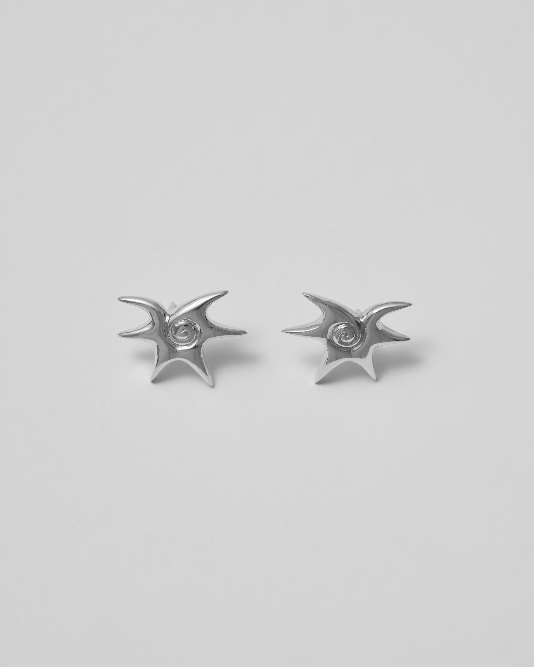 silver earrings