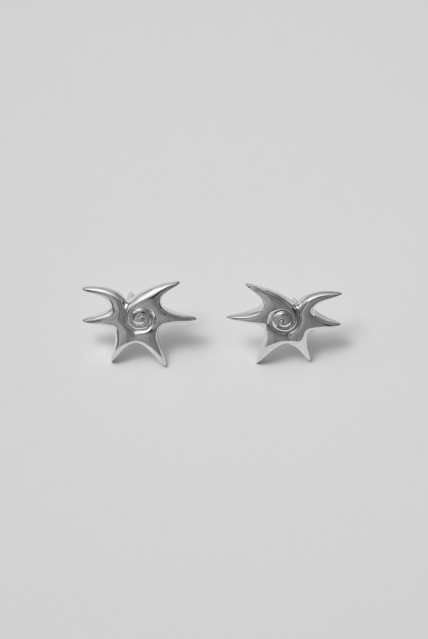 silver earrings