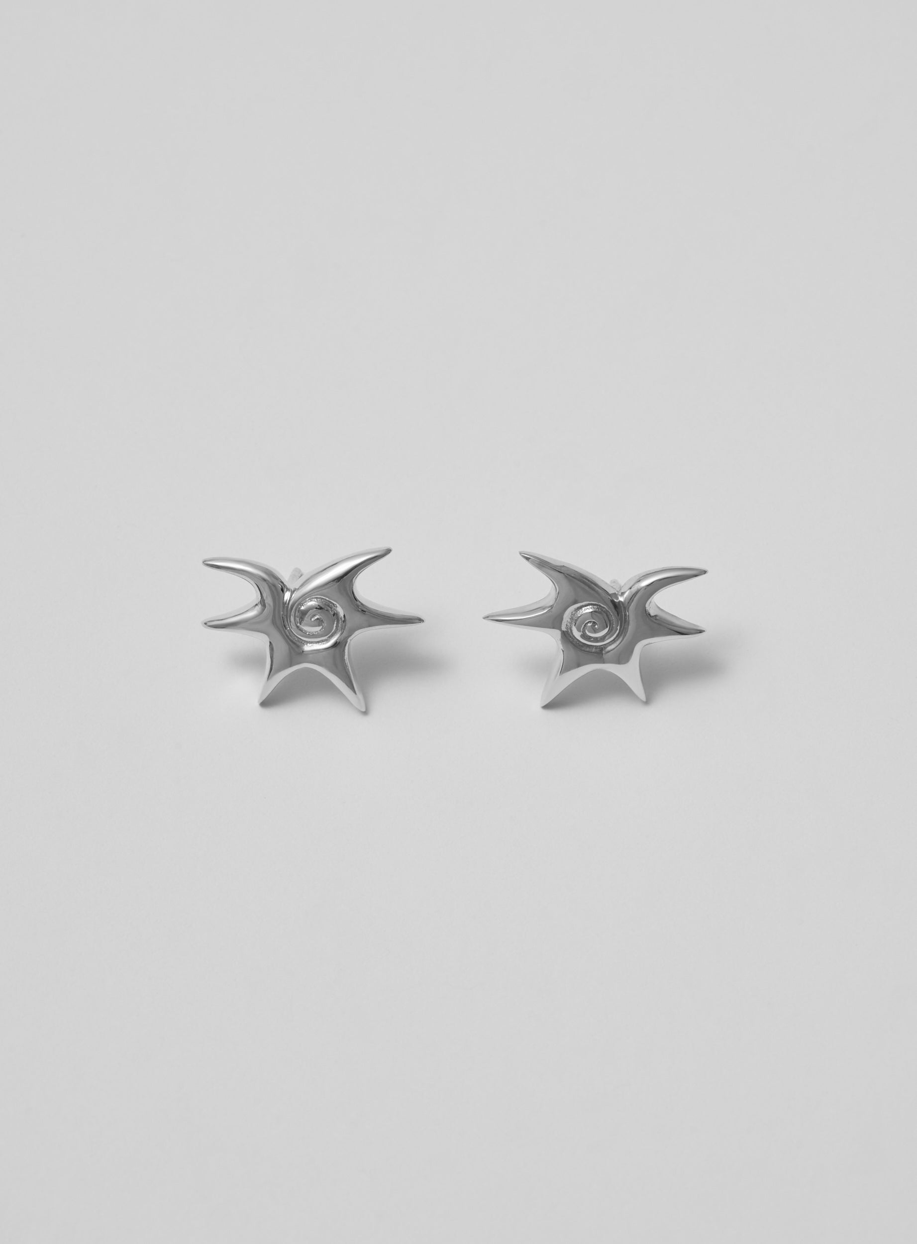 silver earrings