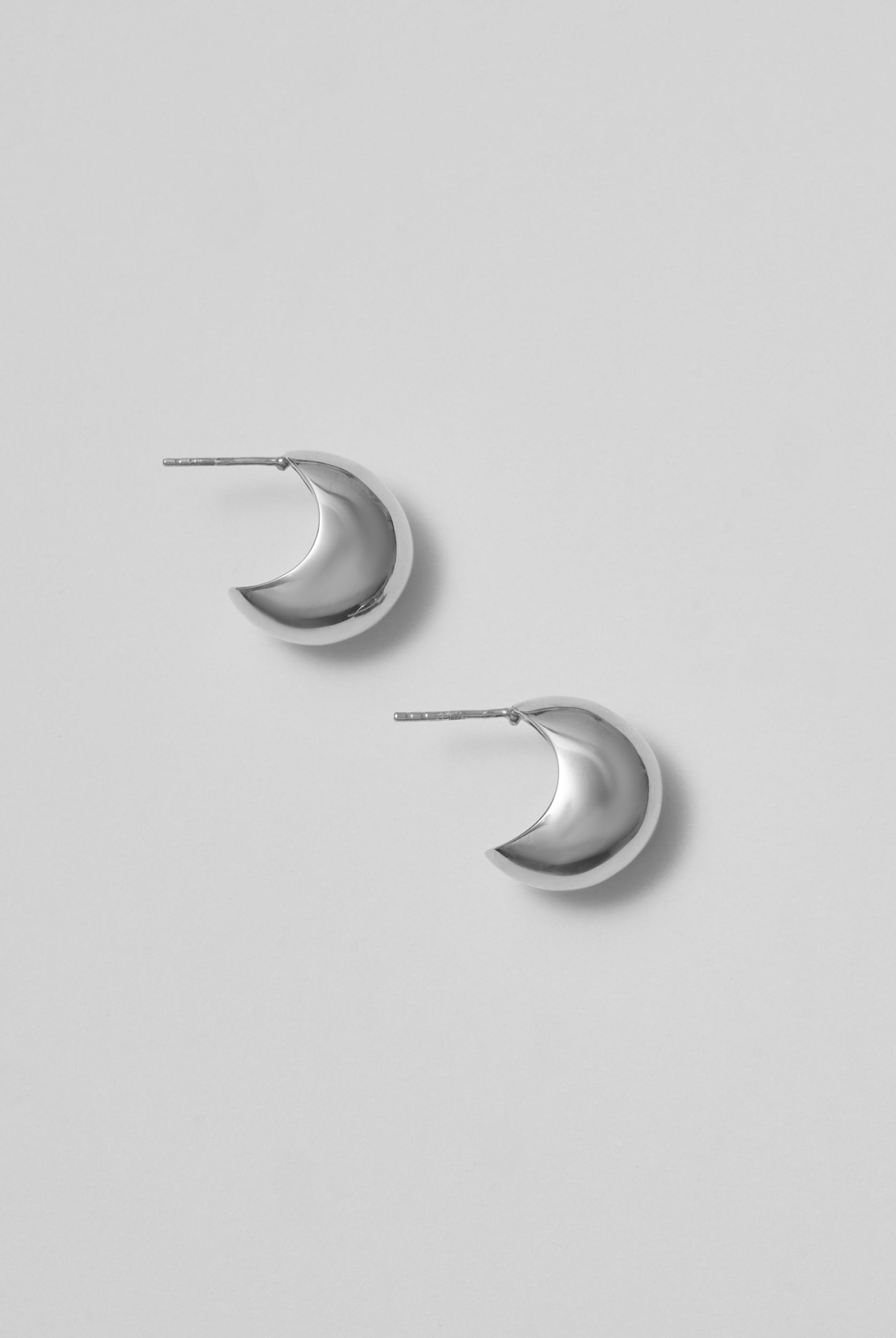 silver earrings