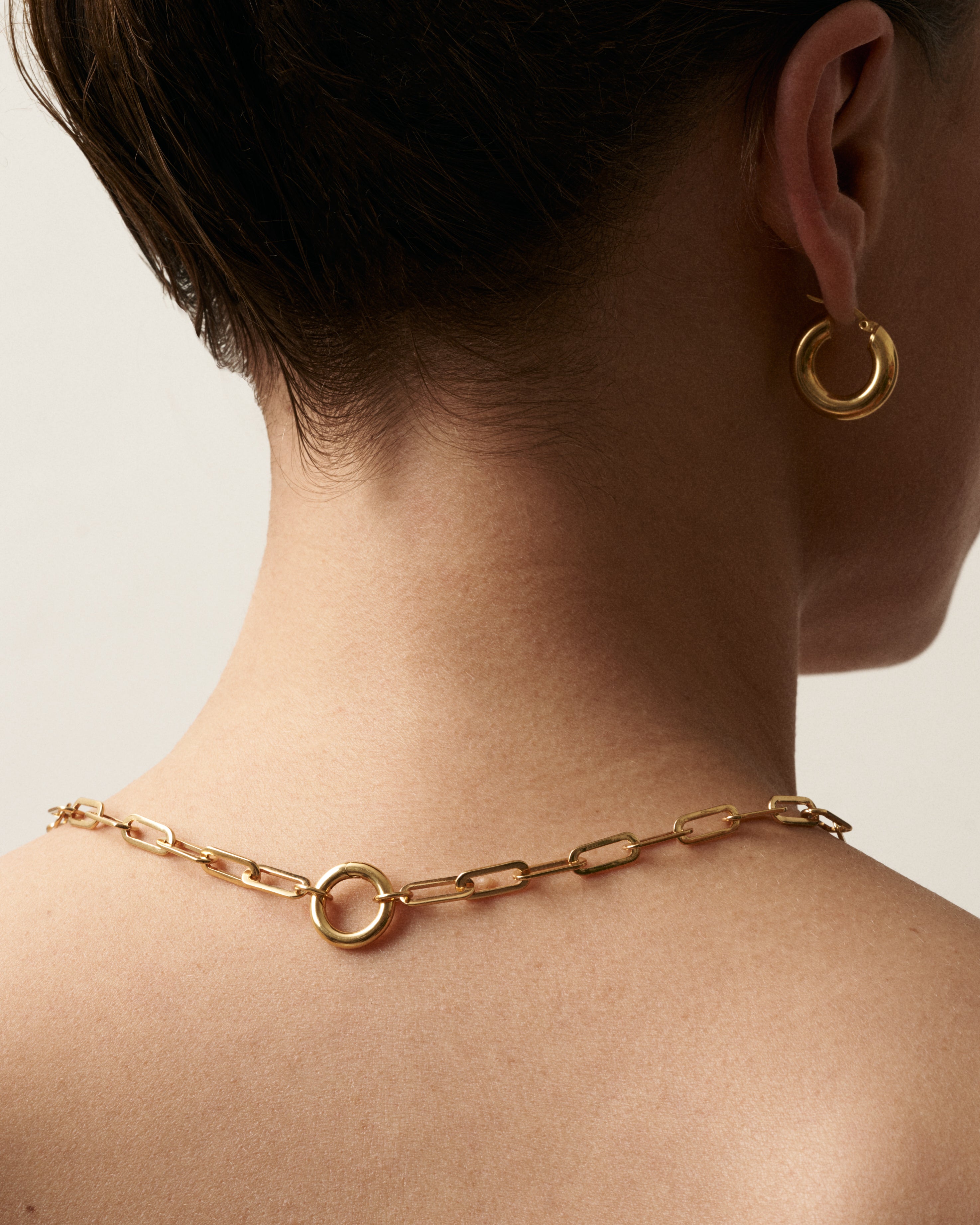 gold necklace