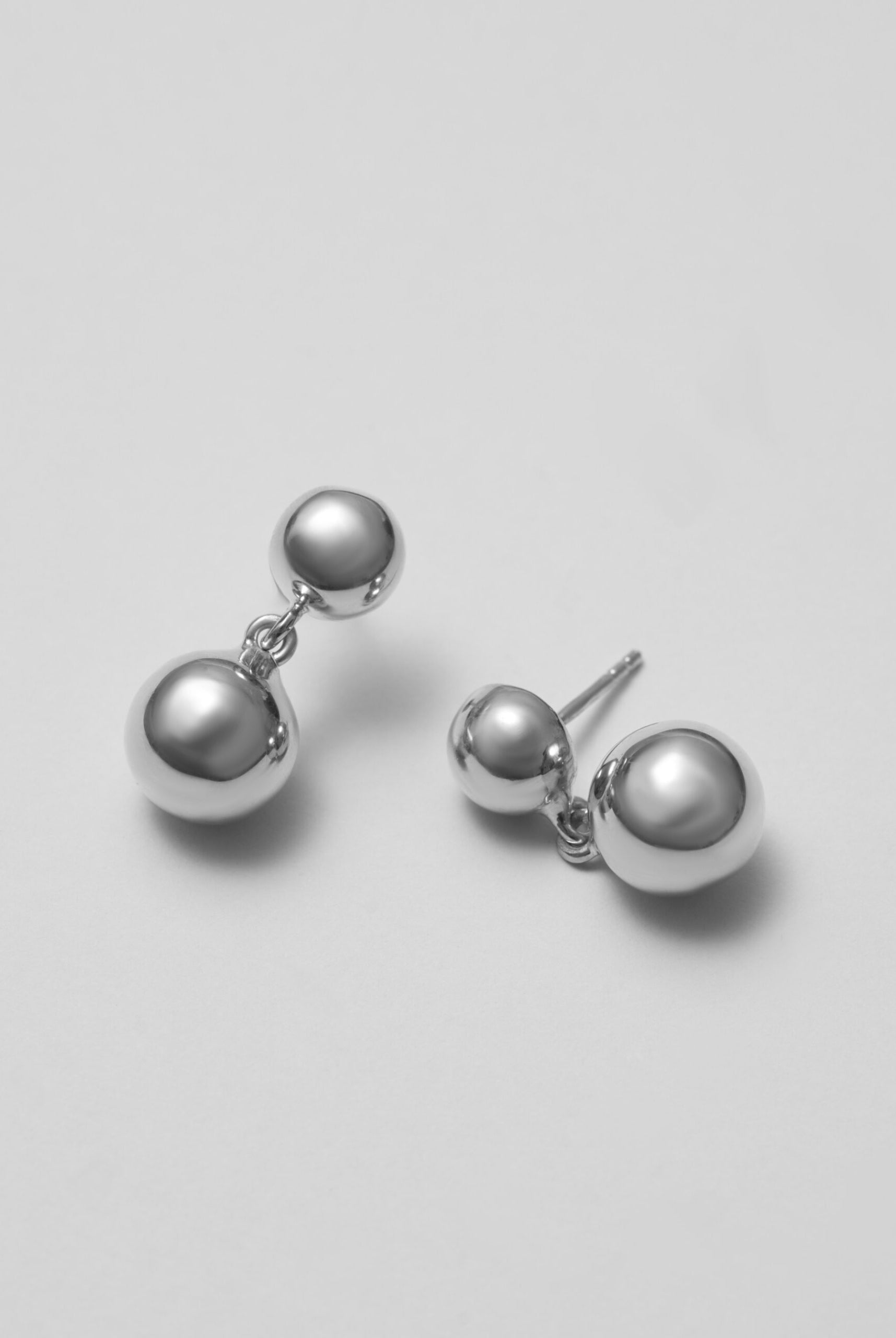 silver earrings