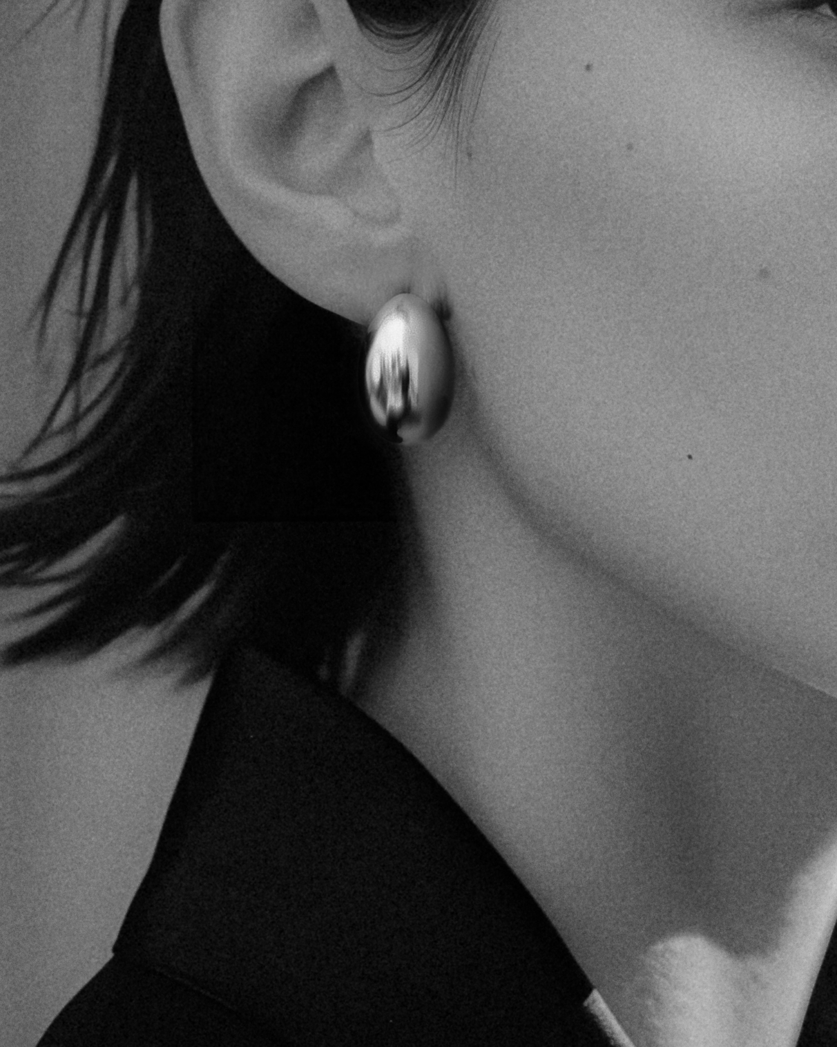 silver earrings