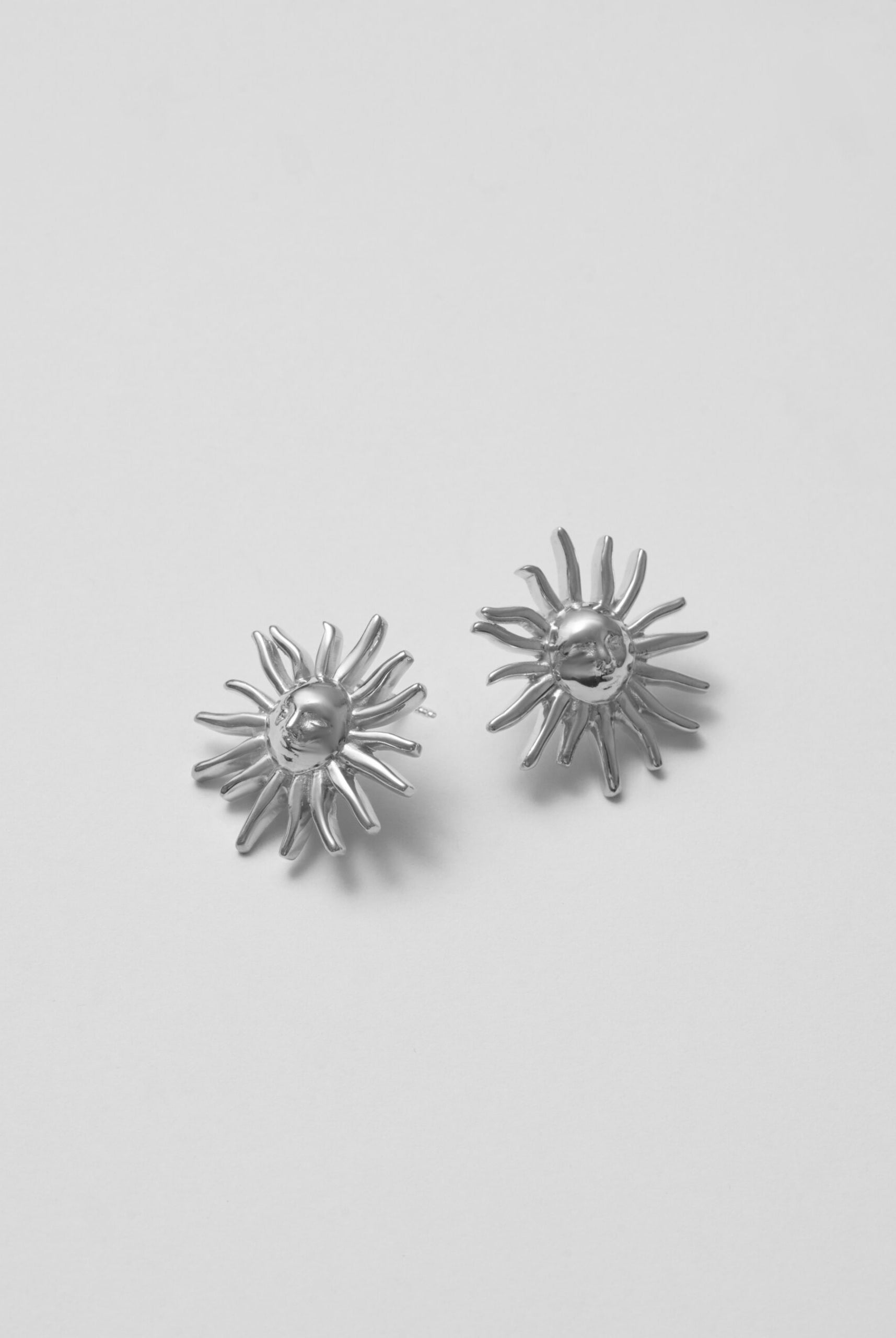 silver earrings