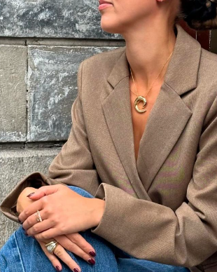 gold necklace