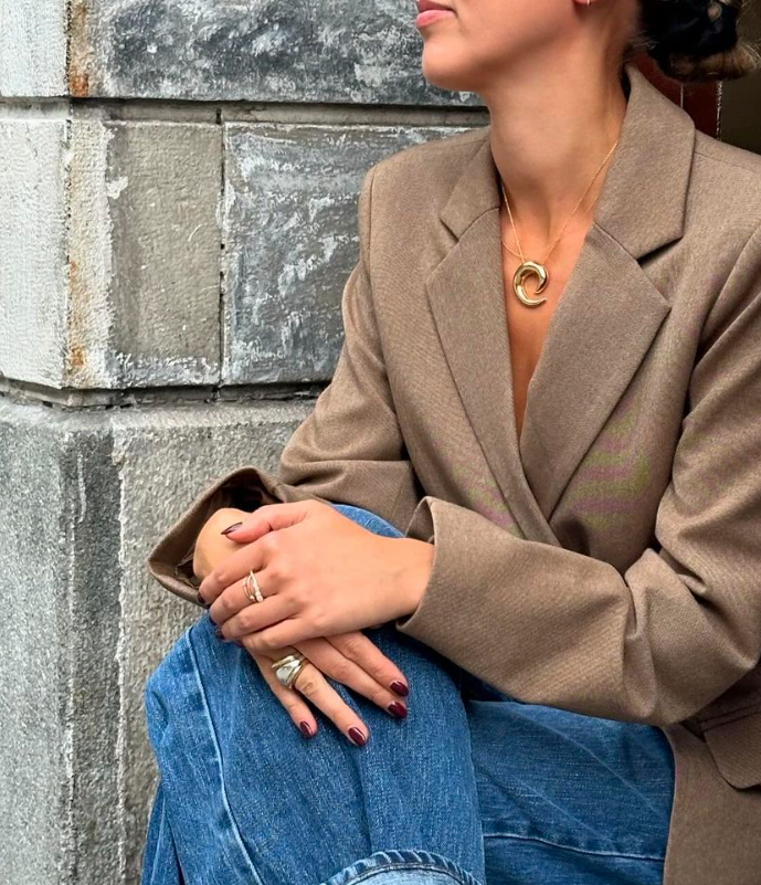gold necklace