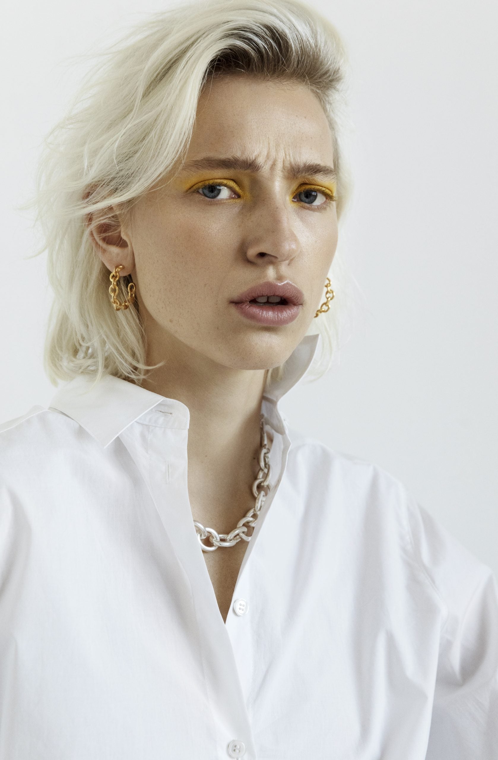 silver necklace