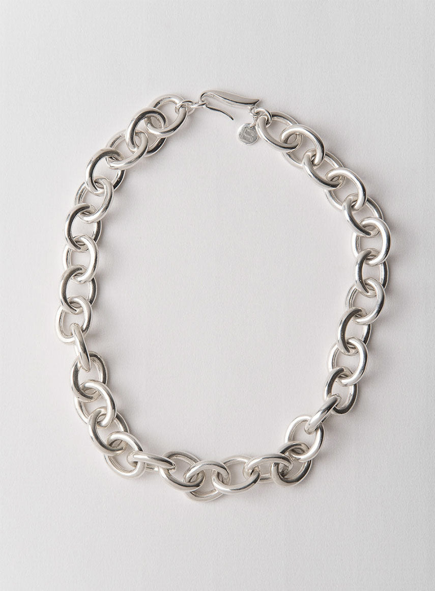 silver necklace