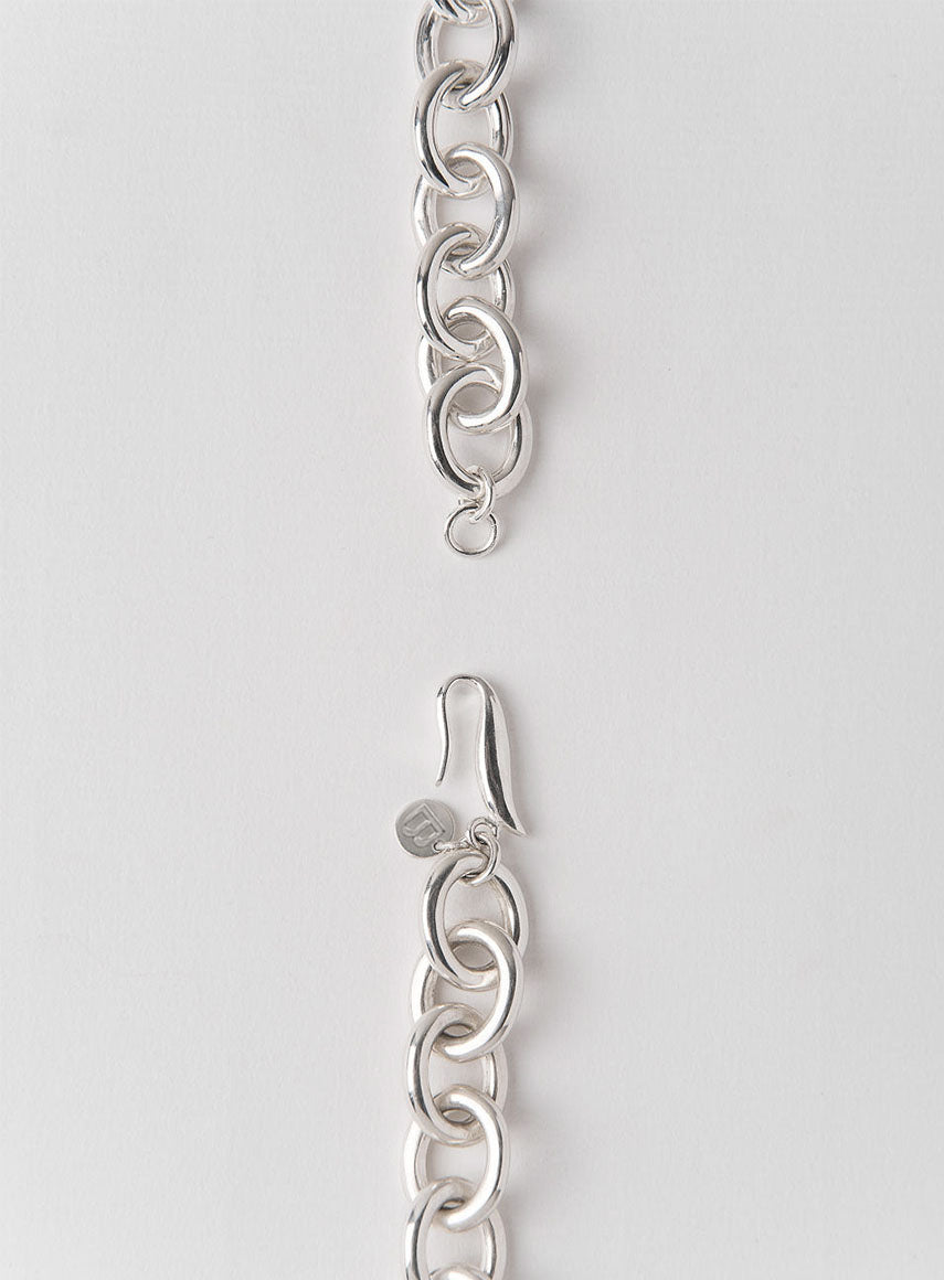 silver necklace