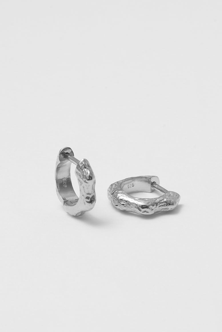 silver earrings