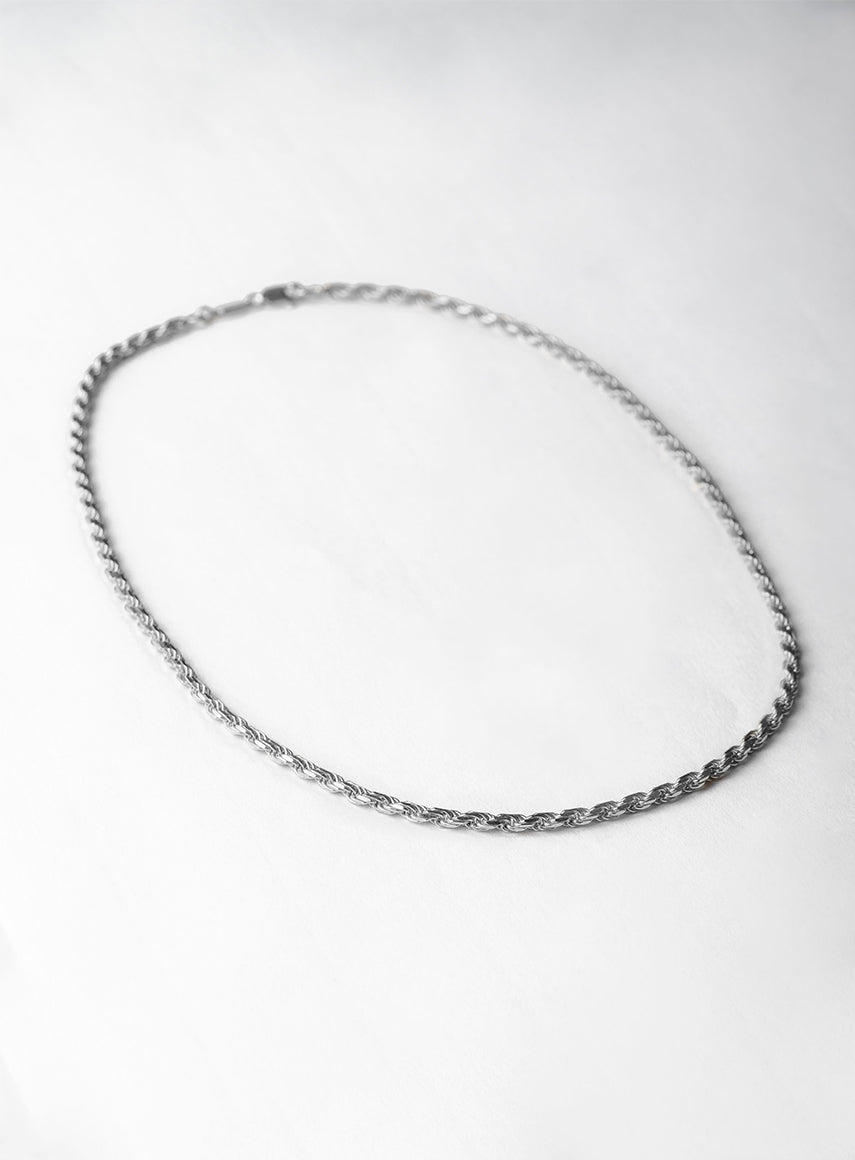 silver necklace
