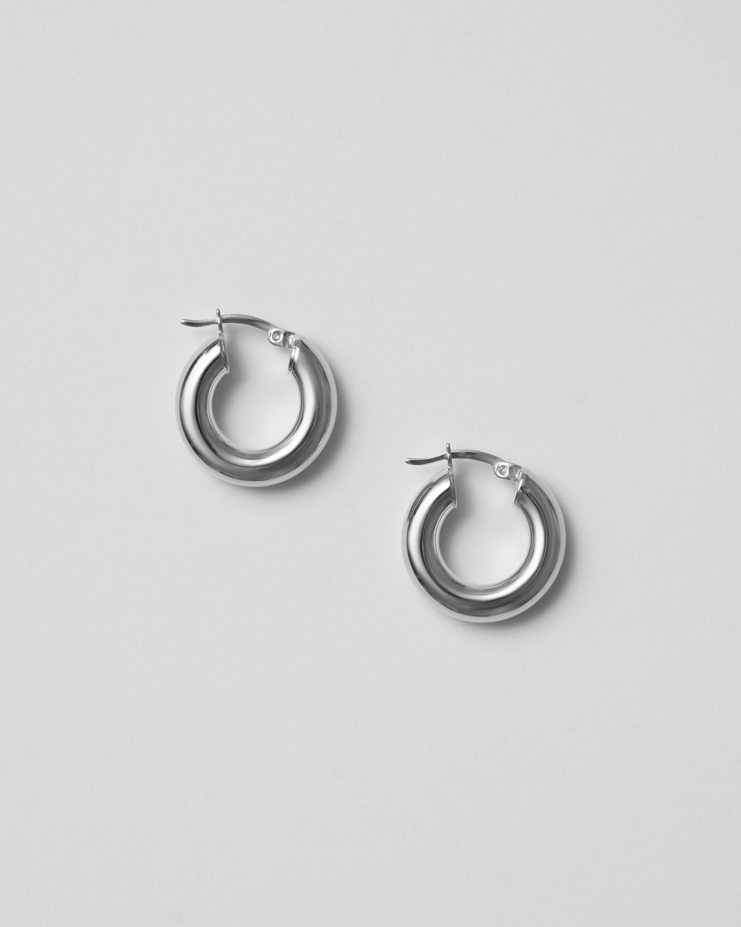 silver earrings