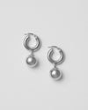 silver earrings