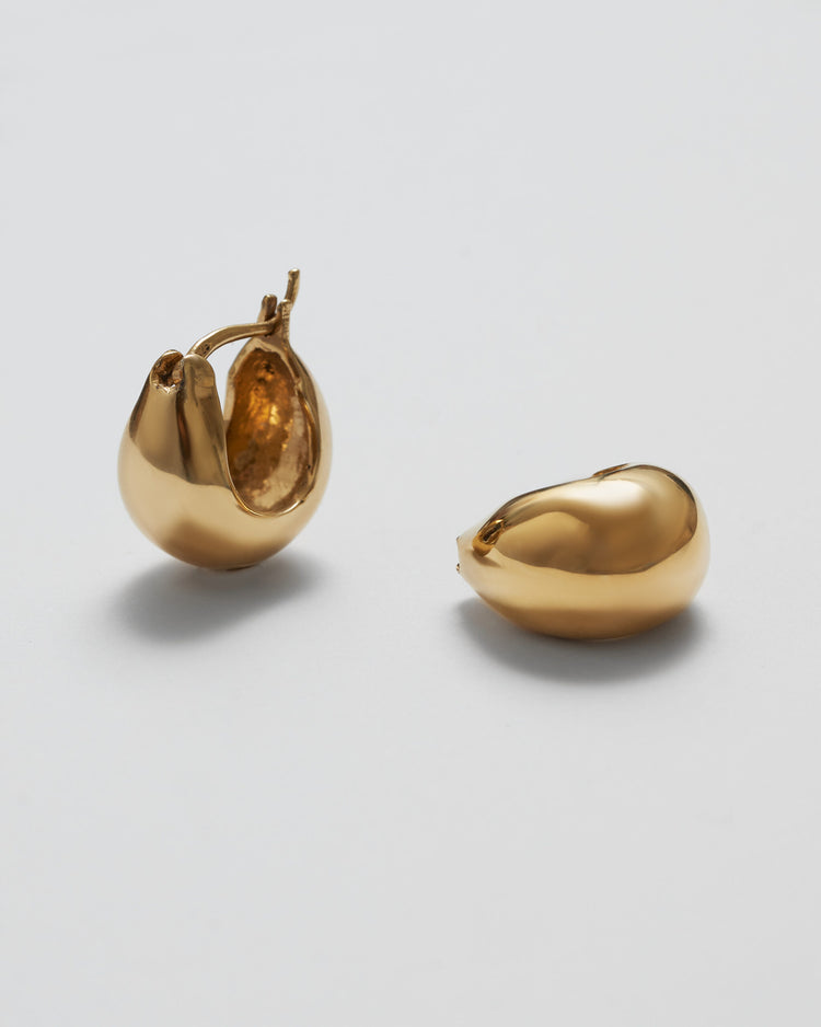 gold earrings