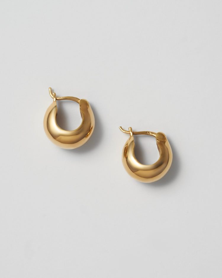 gold earrings