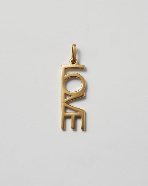 Love symbol gold