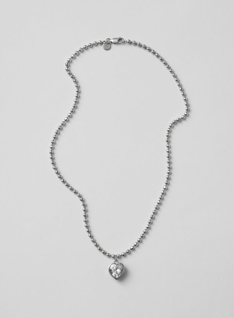 silver necklace