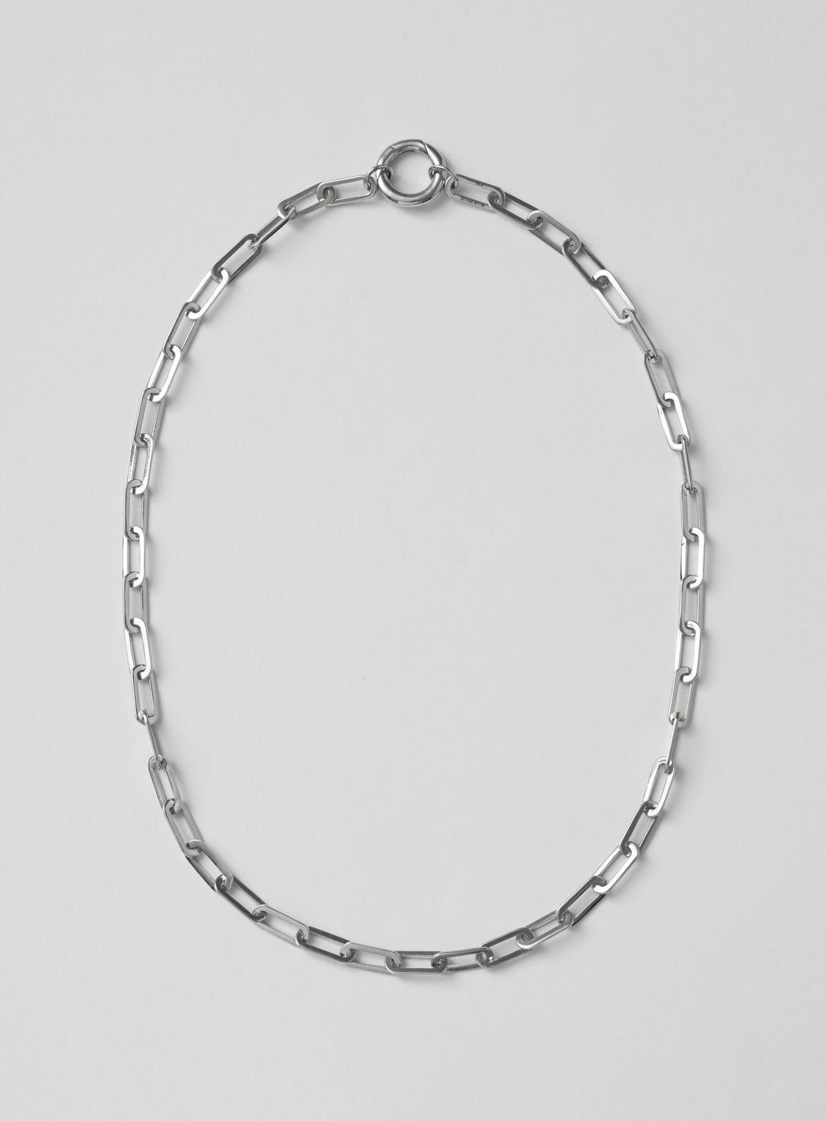 silver necklace