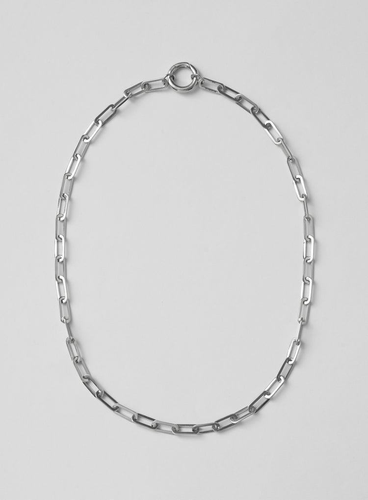 silver necklace