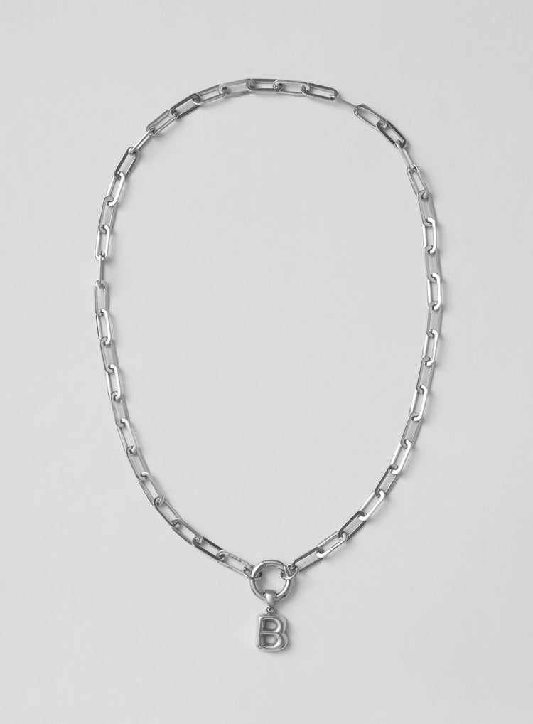 silver necklace