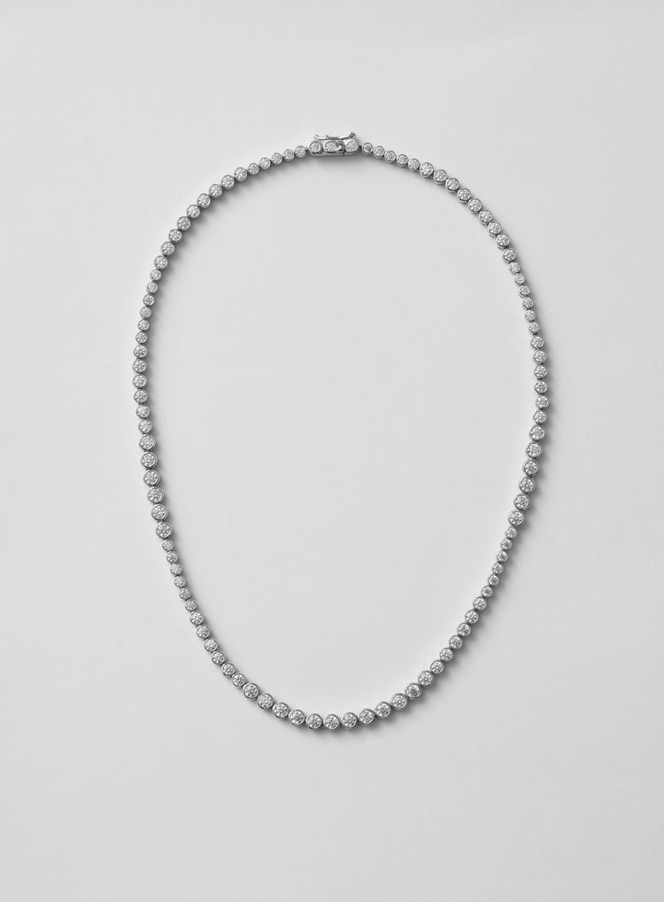 silver necklace