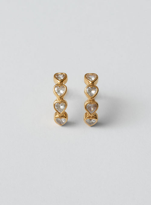 gold earrings