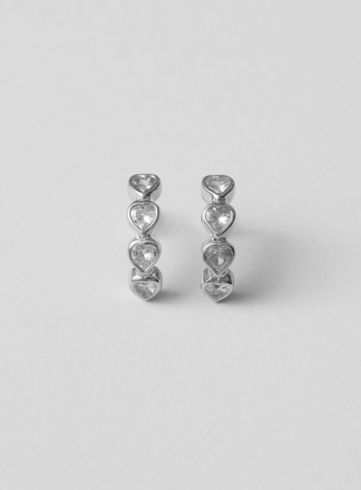 silver earrings