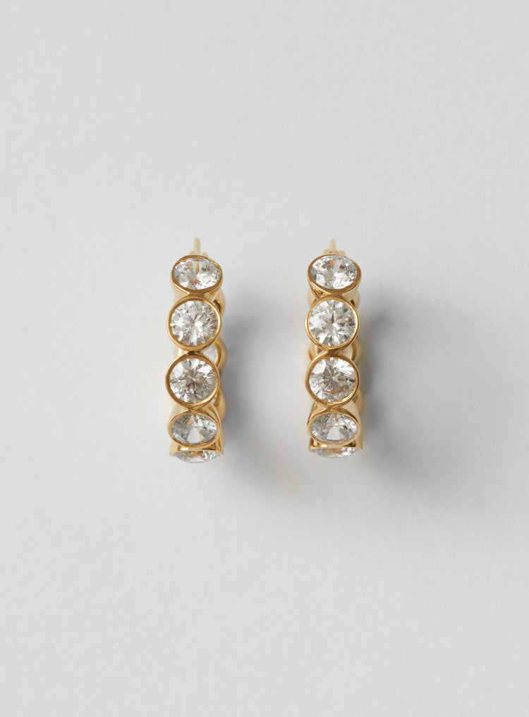 gold earrings