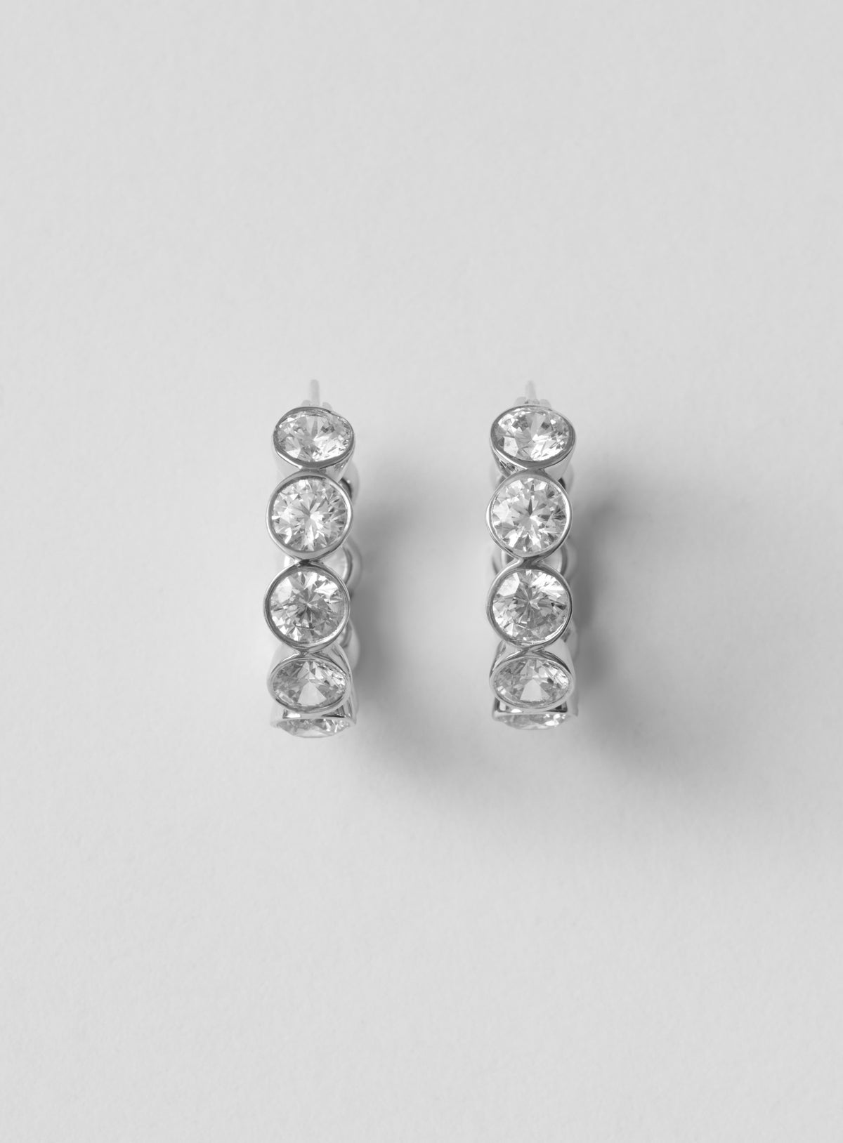 silver earrings