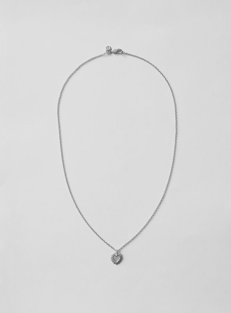 silver necklace