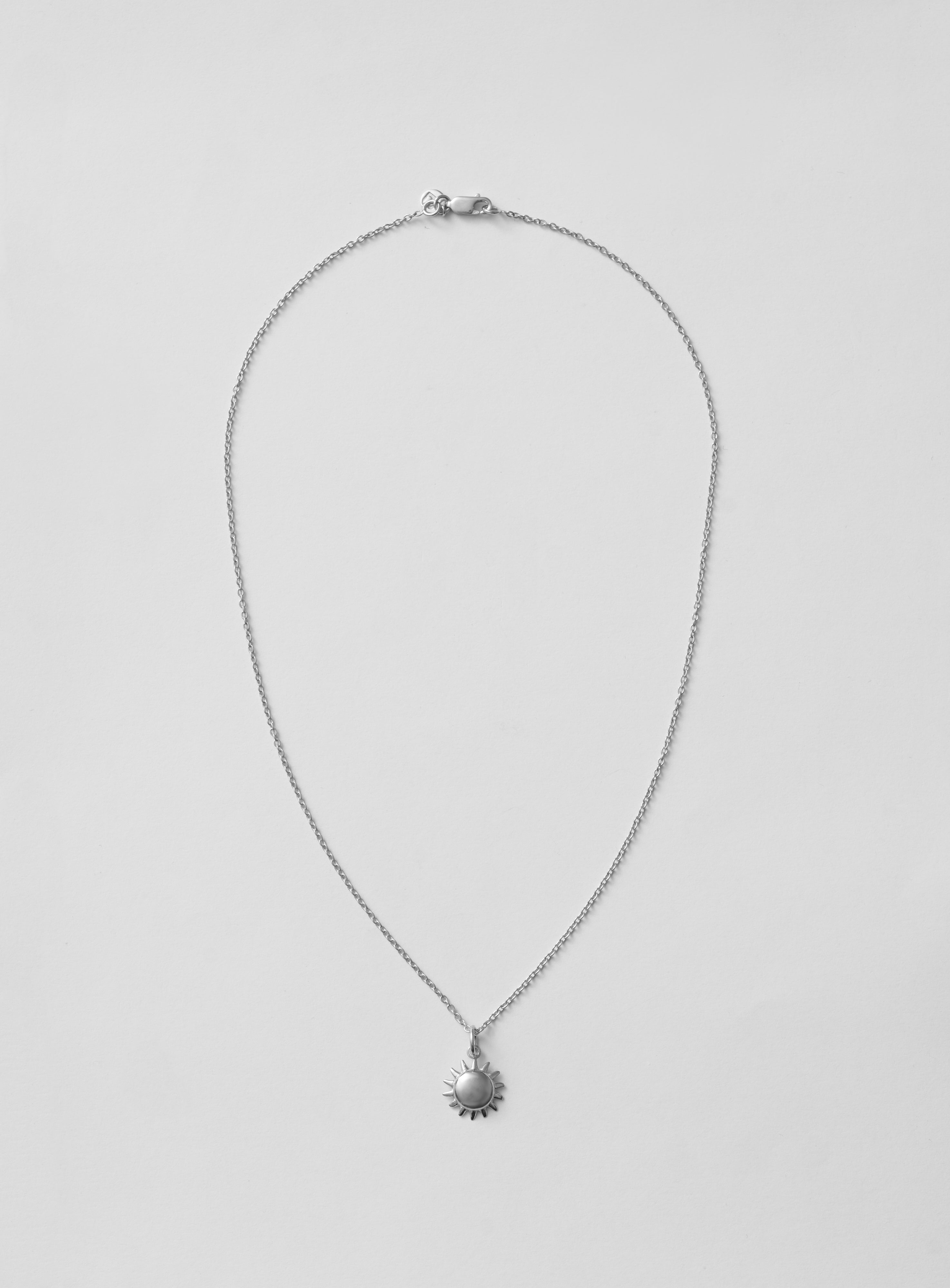 silver necklace