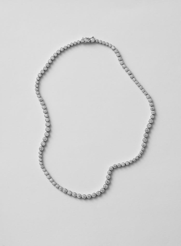 silver necklace