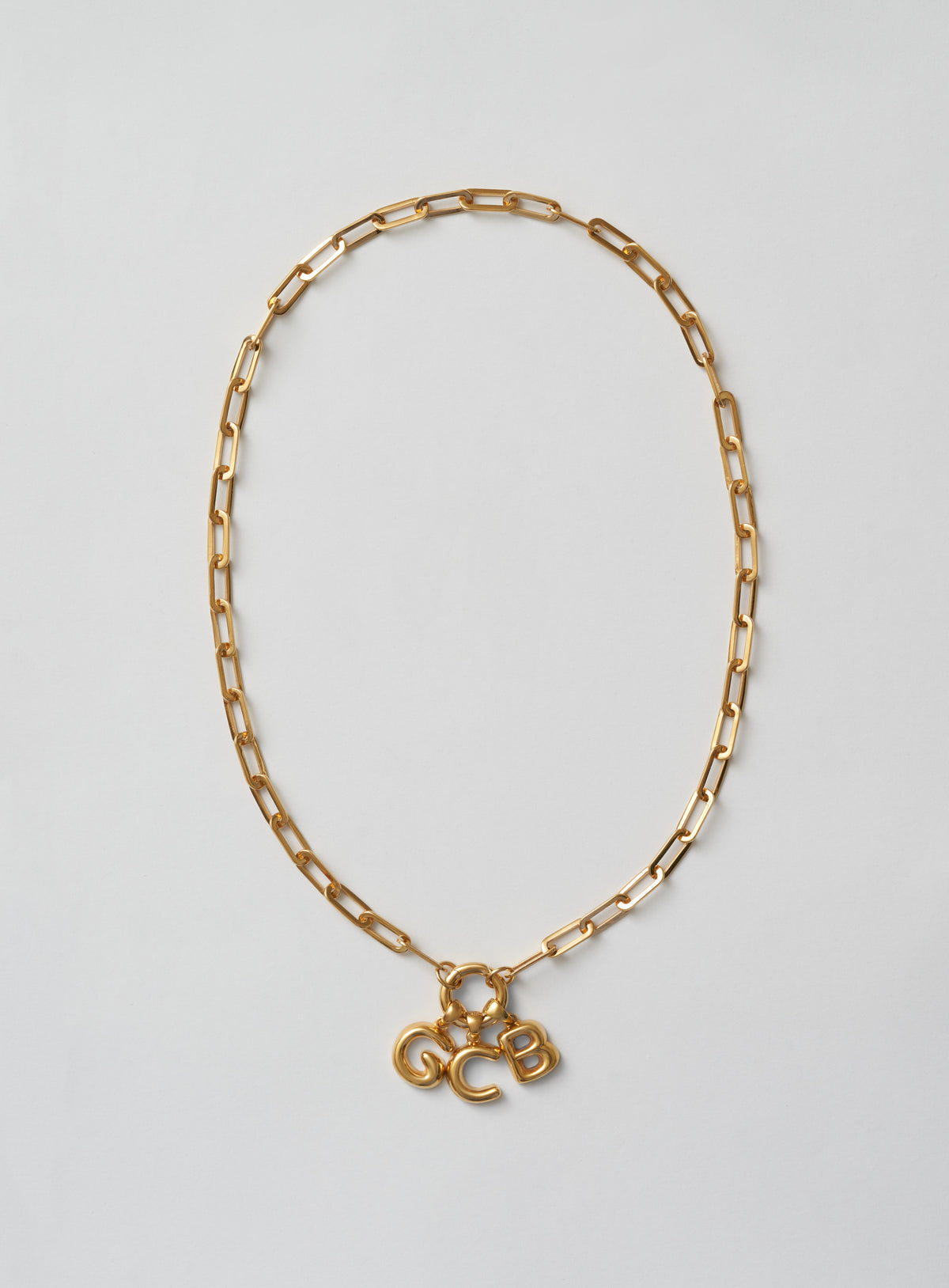Helium Fat Necklace Gold