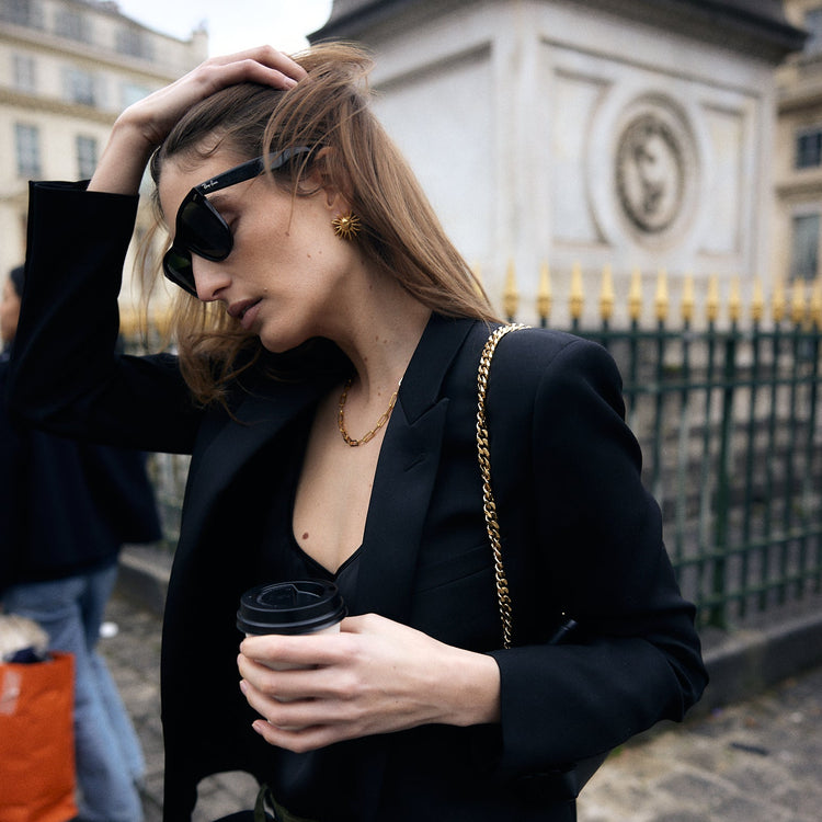gold necklace