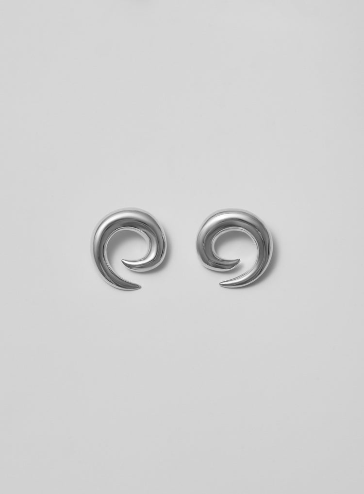 silver earrings