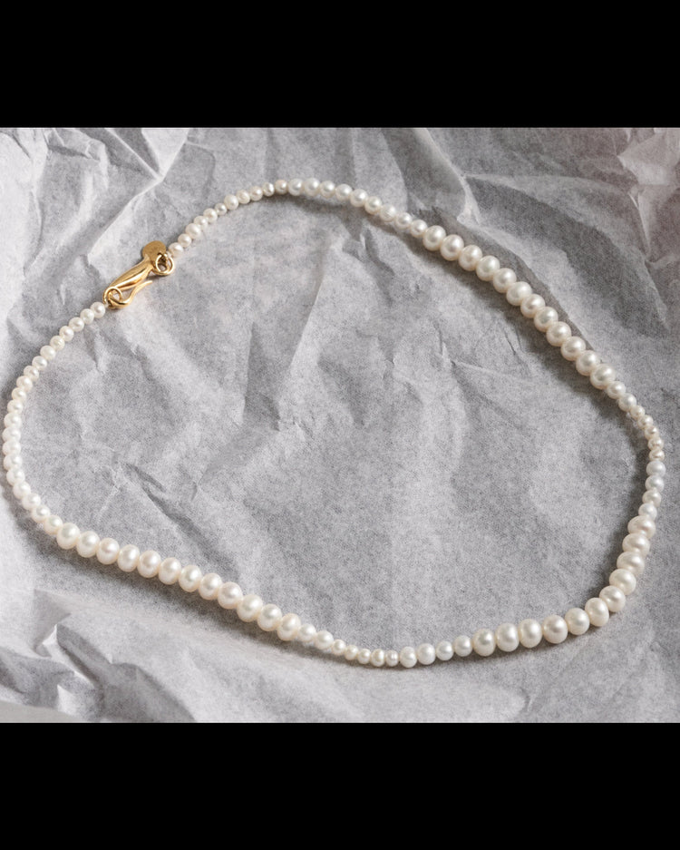 silver necklace