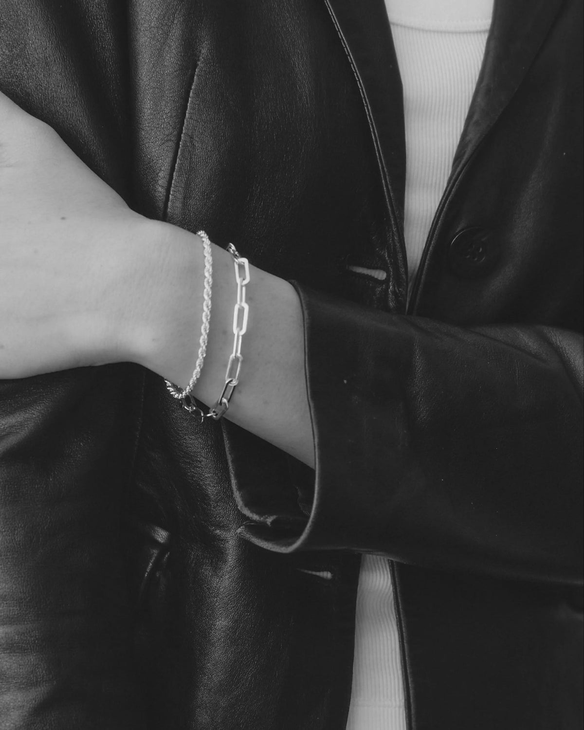 Thick Rope Bracelet Gold