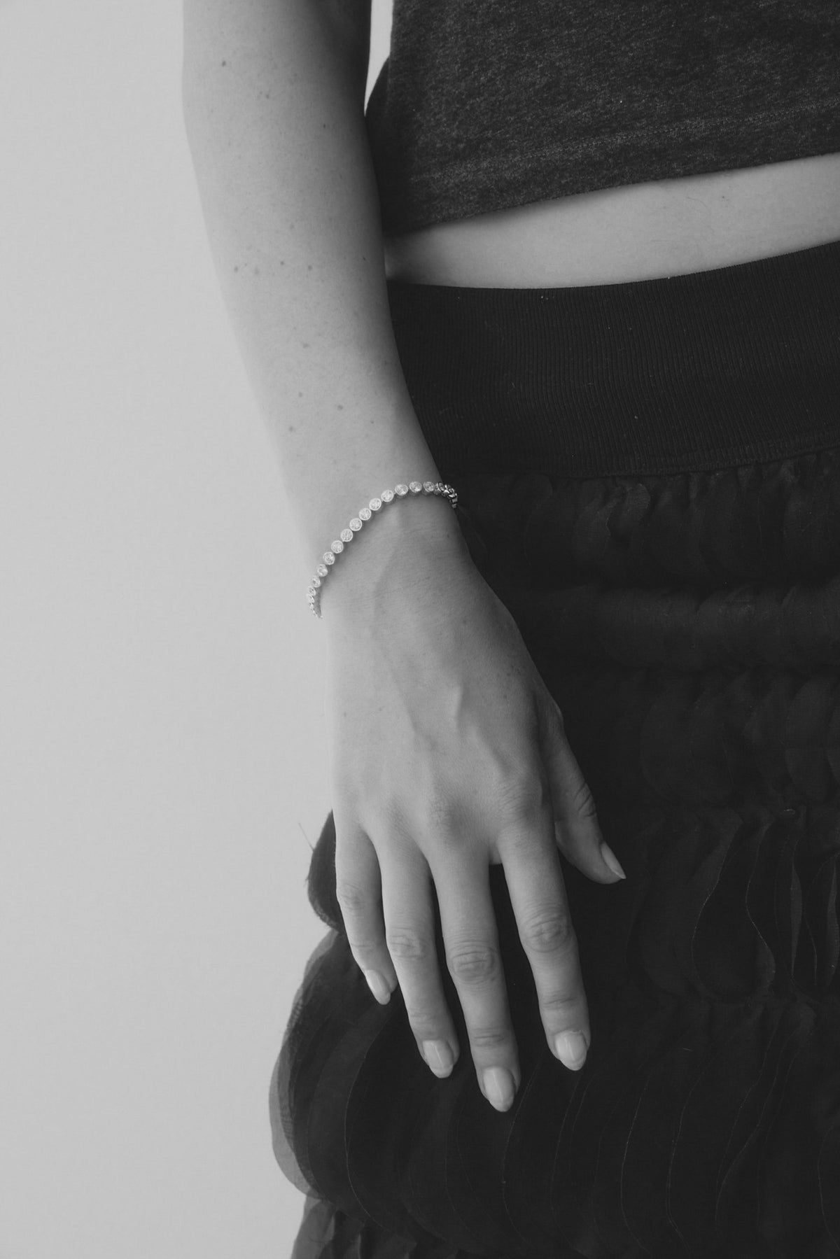 Row Bracelet Silver