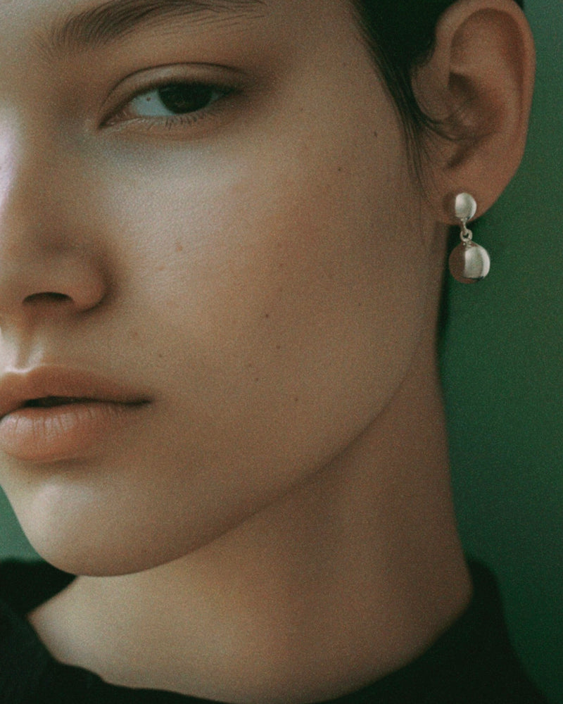 silver earrings